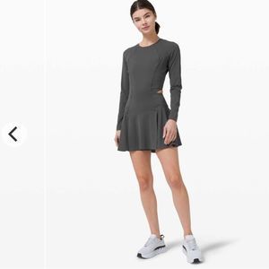 Lululemon Runnin Pretty Dress Graphite Grey